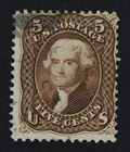 CKStamps: US Stamps Collection Scott#76 5c Jefferson Used