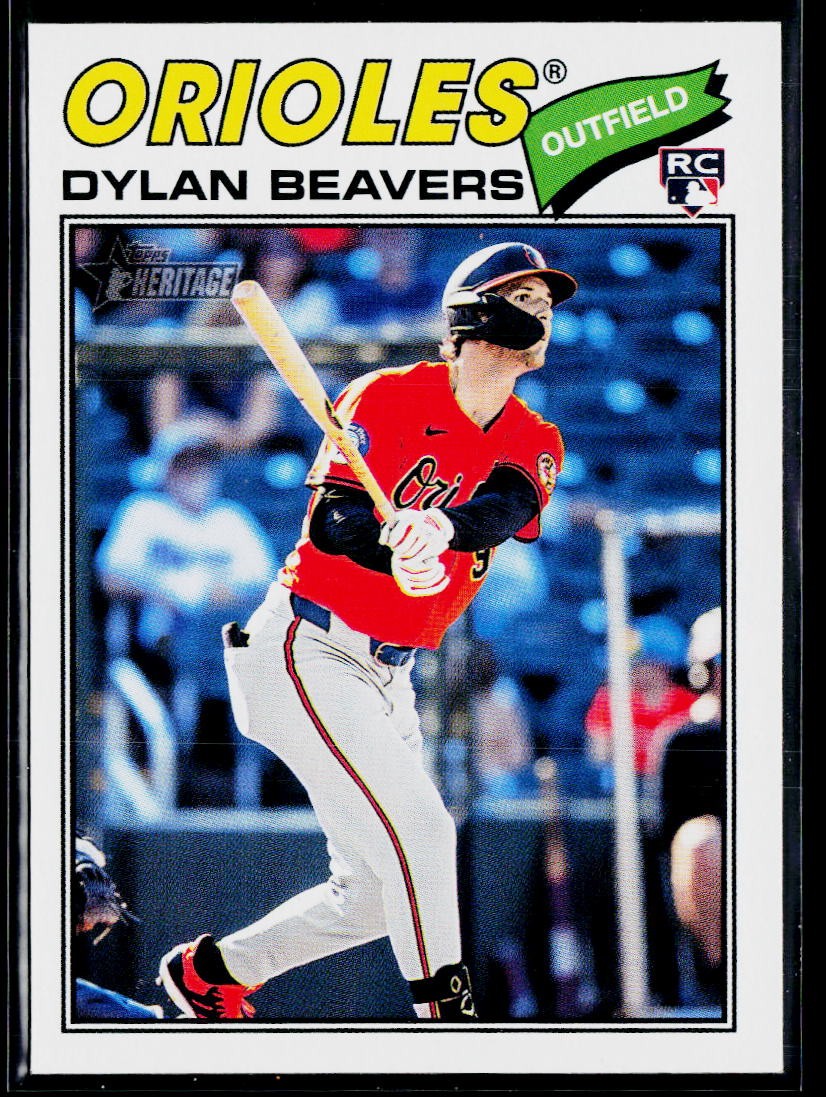 2026 Topps Heritage #48 Dylan Beavers Chrome Refractors