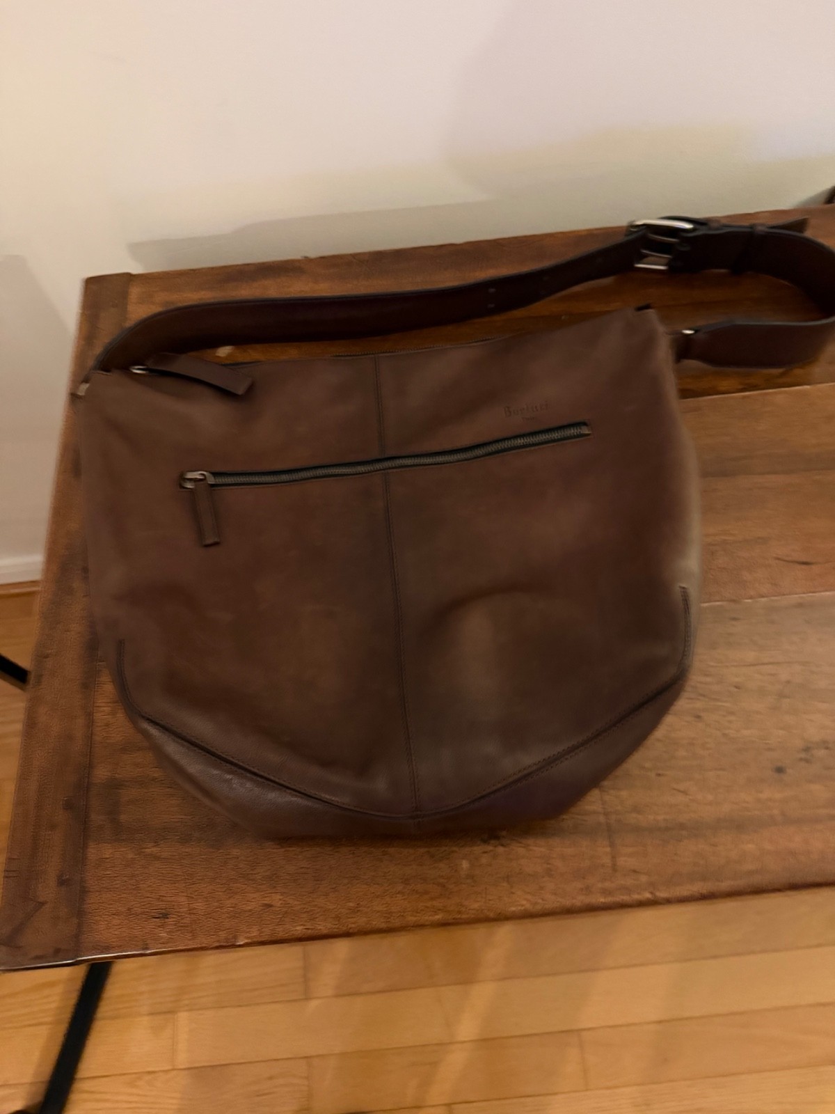 BERLUTI Mens Messenger bag - Brown leather -  Briefcase, Crossbody, Shoulder Bag image 4