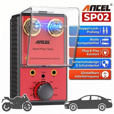 KFZ Zündkerzentester Zündkerzen Tester prüfgerät 0-6000 U/min einstellbar