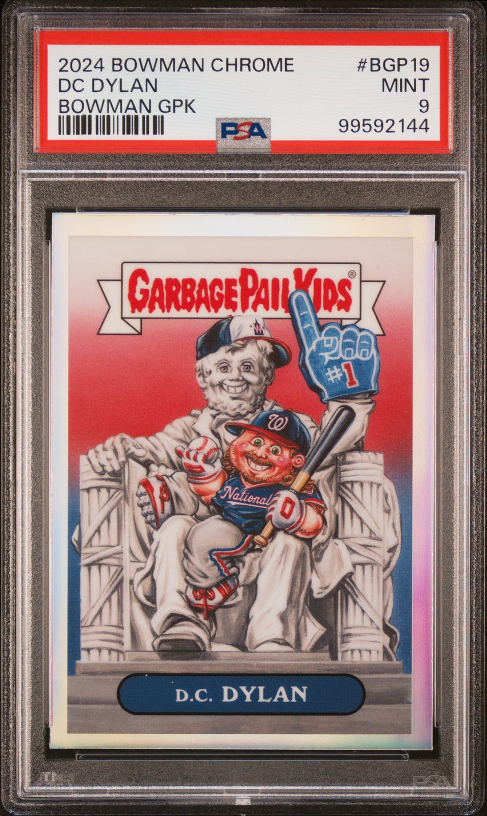 2024 BOWMAN CHROME BOWMAN GPK #BGP19 DYLAN CREWS DC DYLAN PSA 9