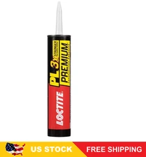 Loctite PL Premium Polyurethane Construction Adhesive, 10 fl oz Cartridge 1 Pack