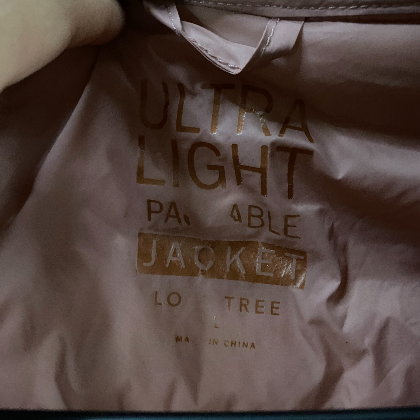 Love Tree Ultra Light Parka Womens Large Puffer Hooded Insulated Winter Long