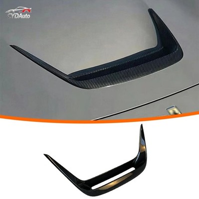 Real Carbon Fiber Front Hood Vent Cover For Ferrari F8 Spider Tributo 2020-2024