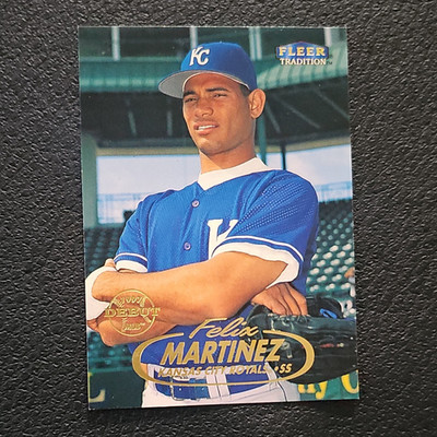 Fleer 1998 Fleer Tradition Felix Martinez Rookie Debut #148 Royals MLB Card