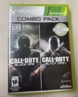 New ListingCall of Duty Black Ops 1 + 2 Combo Pack Platinum Hits (Xbox 360) CIB! Tested!