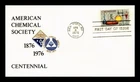 Dr Jim Stamps American Chemical Society Centennial First Day Cover Thermographed
