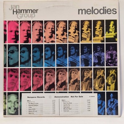 Jan Hammer Group - Melodies - 1977 Jazz - EX - Ultrasonic Clean