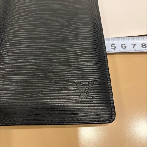 Louis Vuitton Epi Leather Long Wallet Black From Japan - Picture 7 of 7