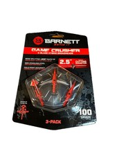 Barnett Gamecrusher 4 Blade Hybrid Broadhead Arrow with Tanto Tip 3 Pack