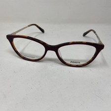 FOSSIL EYEWEAR FOS 7196 YDC 52-16-140 Burgundy Gold Flex Hinge 247W