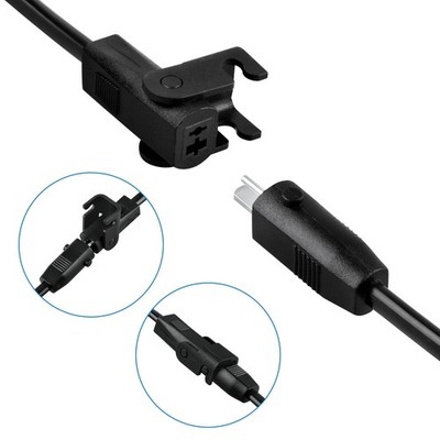 2PCS 6.6FT Extension Recliner Motor Cable 29V2A DC Calbe For Lift Chair