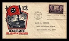 Dr Jim Stamps Tennessee Sesquicentennial Cachetcraft Staehle First Day Cover