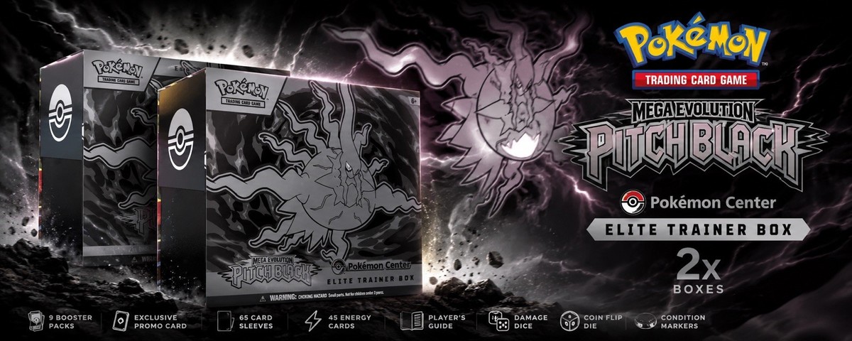 Pitch Black Pokemon Center Elite Trainer Box PC ETB - PRESALE