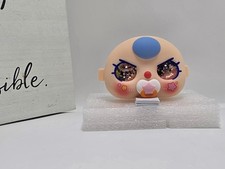 Baby Three 80 Custom FacePlate Designer Glitter Liquid Eyes Pacifier Blue