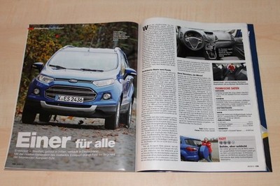 Auto Motor und Sport 26/2013 Ford Ecosport 1.0 Ecoboost Titanium mit 125PS im Fa