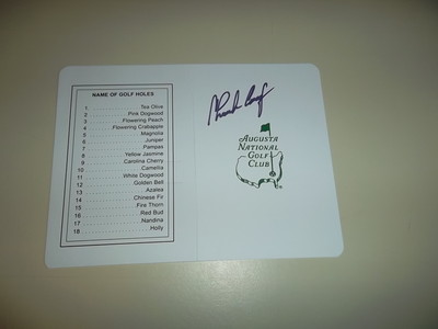 Charles Coody Hand Signed Masters Scorecard Pga Autograph Signature Golf Ebay