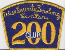 Wise County Bowling Center~200 Club~PATCH