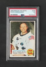 Rare 1969 Topps Man on the Moon NEIL ARMSTRONG RC ~ PSA 3 ~ NASA ~~ WOW