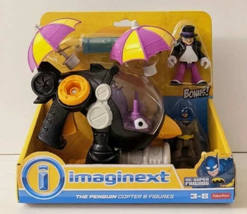 Imaginext DC Super Friends The Penguin Copter & Figures New