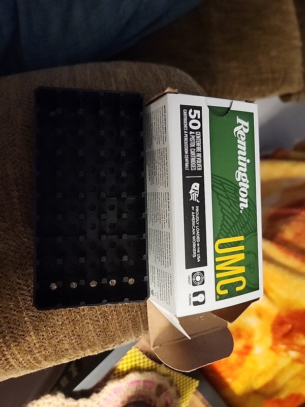 Remington UMC 9mm Luger 115gr Fmj Empty Ammo Box With Insert 