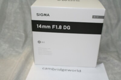 Sigma Canon EF 14mm F/1.8 DG HSM Lens for sale online | eBay