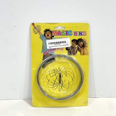 Magic Ring Flow Ring Kinetic Spring Arm Toy Metal NEW