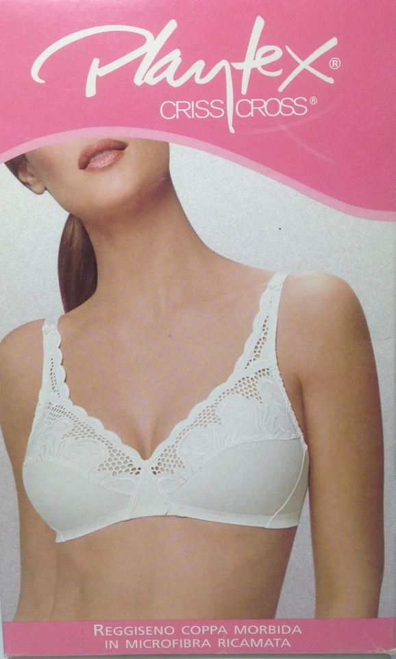 Reggiseno PLAYTEX CRISS-CROSS art.6176-TUTTE le Misure-Coppa morbida B-C-D-TUTTE - Immagine 3 di 4