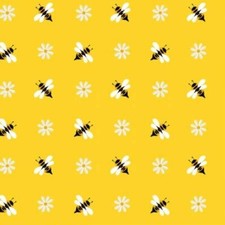 Simple Bees 3535-4C 100 Cotton FABRIC priced by the Yard