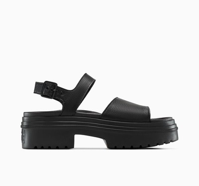 Converse Damen Chuck Taylor All Star Lugged Heel Sandale Low-Top Schuhe schwarz
