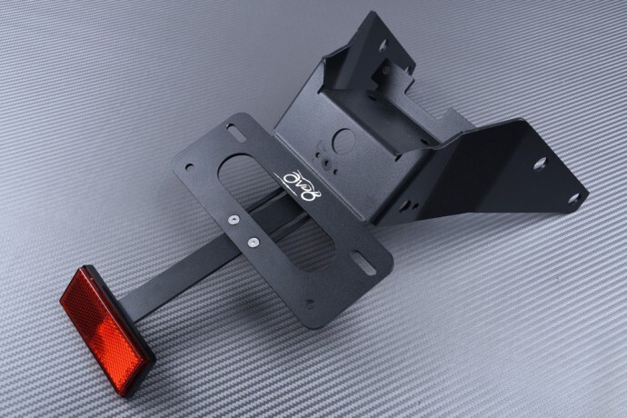 Support de plaque KTM Duke 690 R 2012-2018 avec catadioptre arrière moto A3