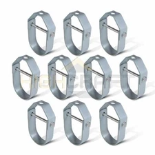 Highcraft 1/2-4 in. Clevis Hanger for Vertical Pipe Epoxy coated Steel(10 Pack)
