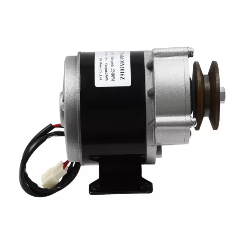 Motor eléctrico de reducción de engranajes 36V/12V potente motor eléctrico con polea de correa - Imagen 32 de 38