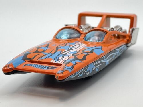 Hot Wheels H2GO Boat Racer Orange 1:64 Diecast No Packaging 2012