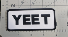 YEET die-cut vinyl sticker 4x1.75 bigfoot abo...