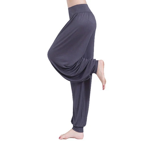 Women Harem Pants Indian Hippie Pant Ladies Casual Gym High Waist Bottoms - Picture 16 of 31