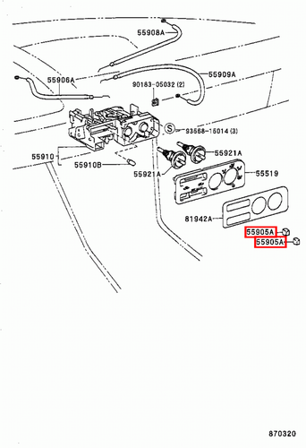 Genuine Hilux LN109 LN108 LN107 LN106 Dash Heater Fan Control Switch Knob x2 - Picture 5 of 20