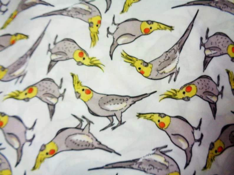 XX LARGE Bird CAGE Seed Catcher 14" Tall "COCKATIELS" SKIRT ONLY