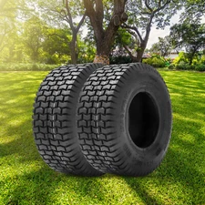 Set 2 11x4.00-5 Lawn Mower Tires 4Ply 11x4x5 Replacement Turf Tractor Tyre Tire