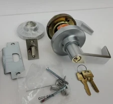 Dorma Classroom Lever Lock - CL870D LRC 626 RH - Heavy Duty Keyed Lever Lock