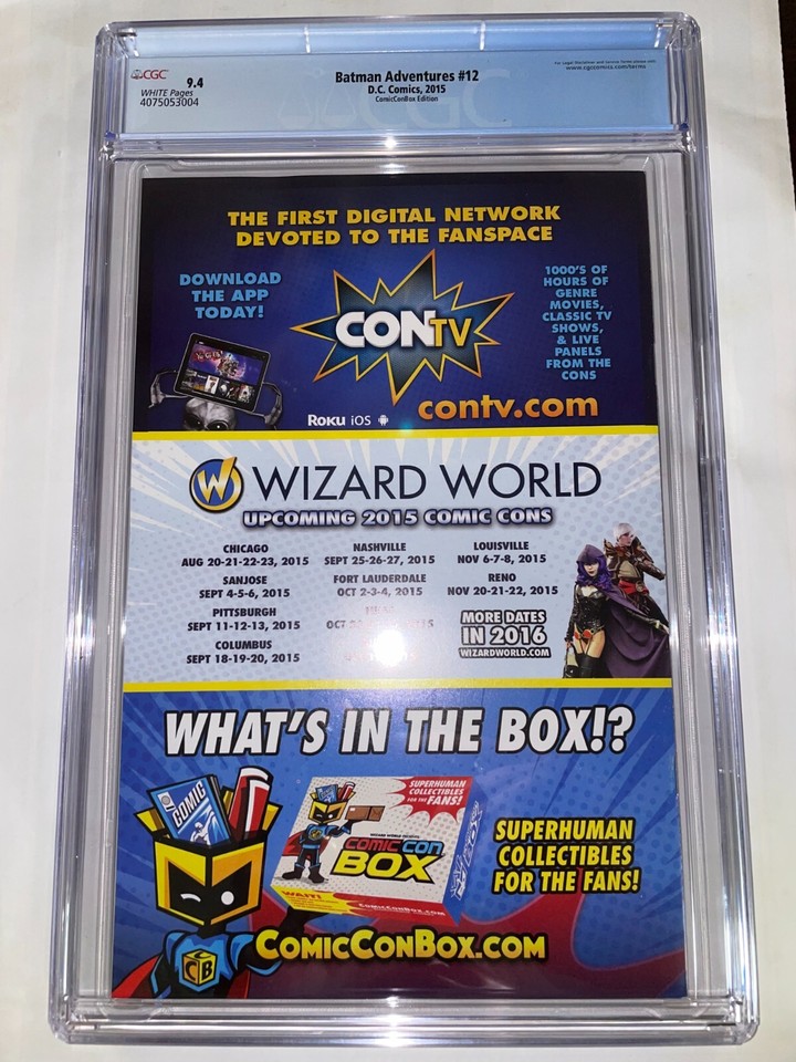 BATMAN ADVENTURES #12 - CGC 9.4 - Comic Con Box VARIANT NM 1st HARLEY ...