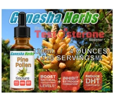 PINE POLLEN TINCTURE MAXIMUM STRENGTH! BOOST TEST 4 ounces 120 servings!!!