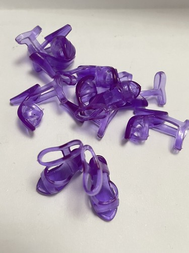 42 Pair 3 colors pliable silicone shoes for the 11.5" doll Shoes 887v9 - Picture 5 of 10