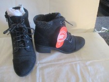 Wonder Nation Black Suede Size 5 Boots New
