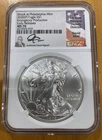 2020-(P) Silver Eagle NGC MS70, Early Releases, EMERGENCY PRODUCTION David Motl