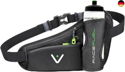 RACEPACE Laufgürtel Trinkgürtel Gürteltasche Handytasche für Trinkflasche, Radflasche und