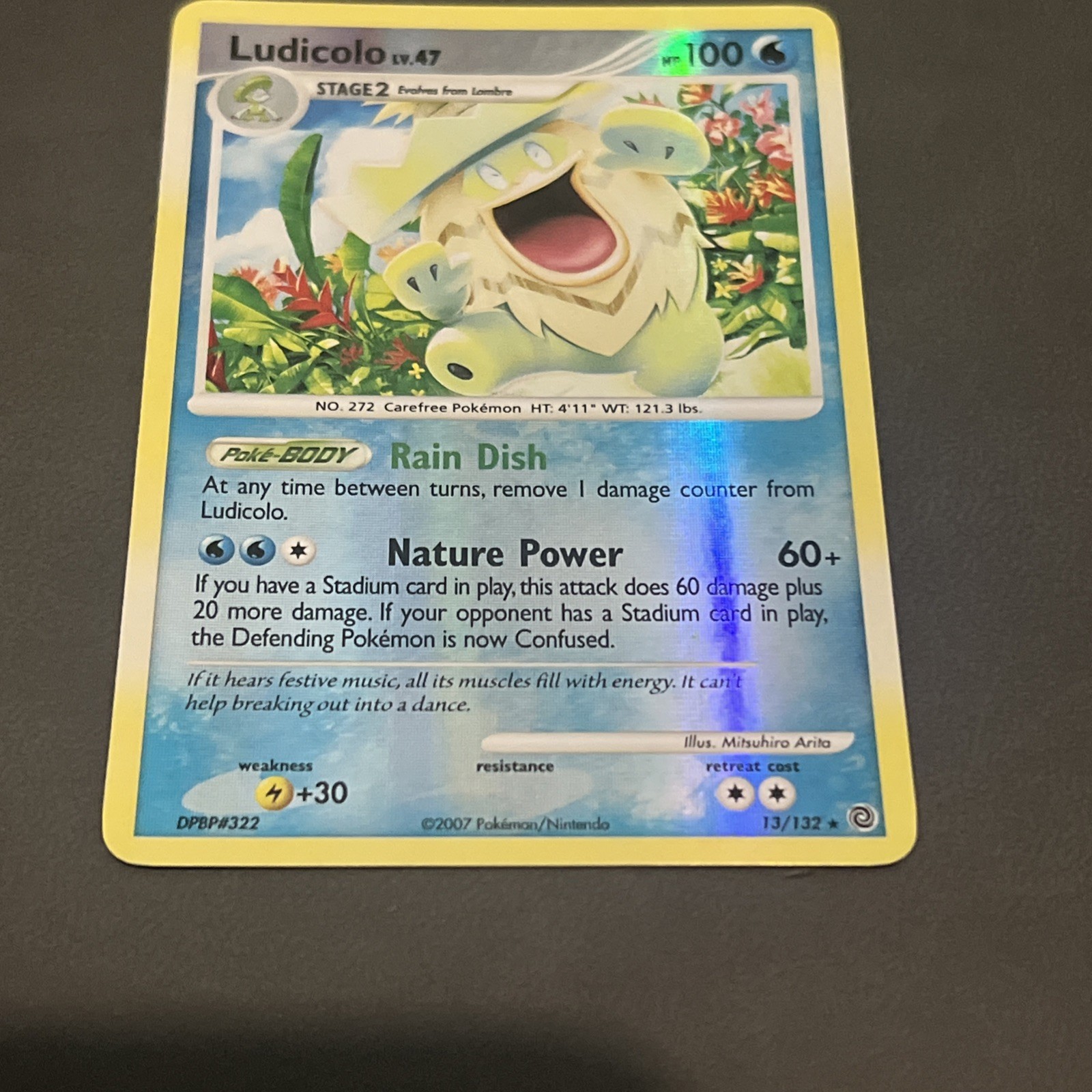 Ludicolo Secret Wonders Pokemon Reverse Holo  13/132 NM
