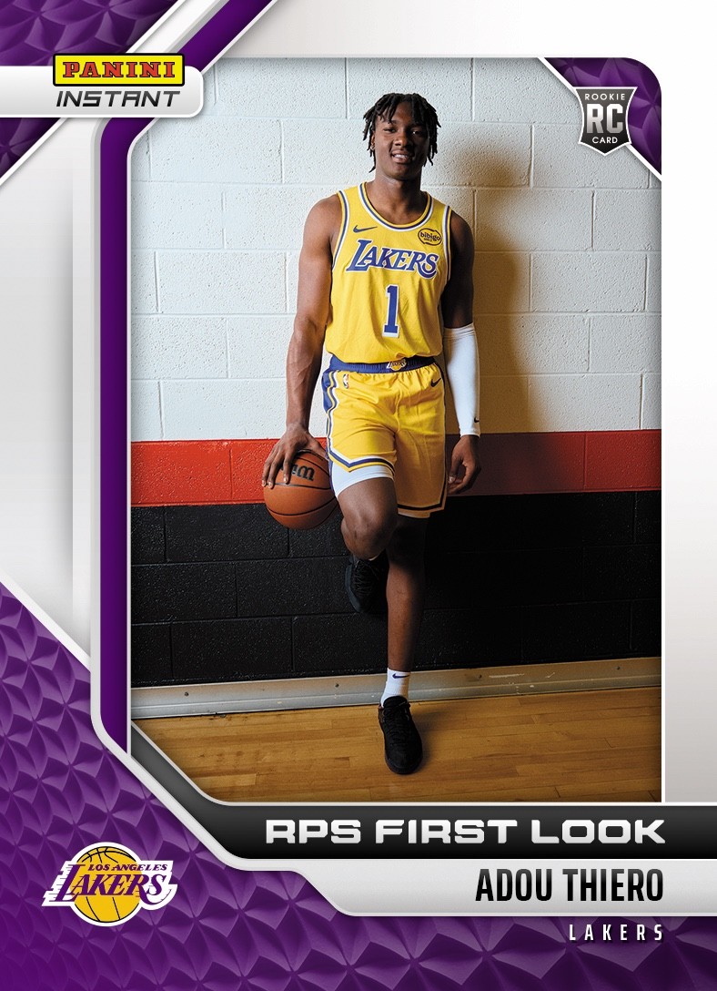 Adou Thiero 2025 Panini Instant NBA RPS First Look #44 RC - Qty