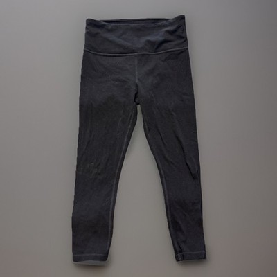 Athleta Leggings Womens Small Black Mid Rise Elation Capri Gym Athletic Yoga