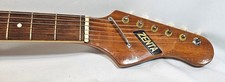 Vintage 1970 Zenta Single Pickup Electric Guitar MIJ Japan Natural Woodgrain
